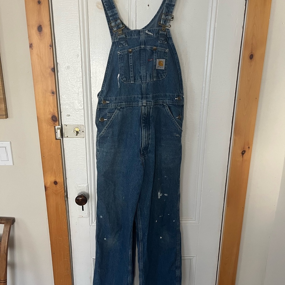 Vintage Carhartt Denim Overalls
